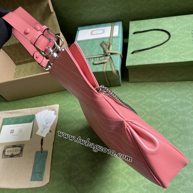 gucci專櫃2024新款原廠皮女款手提手袋 古馳Blondie系列中號托特包 jcp1994